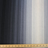Kokka Ombre Stripes Cotton Linen Sheeting - Grey - 50cm