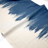 Kokka Textile Paintbrush Cotton Linen Canvas - Light Blue - 50cm