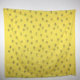 Kokka Embroidered Lawn Floral A - Mustard - 50cm