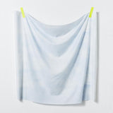 Nani IRO Kokka Peinture a l'eau Alphabet Cotton Silk - Blue C - 50cm - Nekoneko Fabric