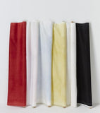 Nani IRO Kokka Peinture a l'eau Alphabet Cotton Silk - Mustard D - 50cm - Nekoneko Fabric