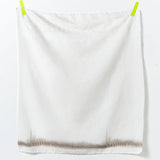 Nani IRO Kokka Beau Yin Yang Ripple Linen Gauze - White - 50cm - Nekoneko Fabric