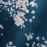(Remnant) Nani IRO Kokka Lei Nani Cotton Silk - Navy C - 1.5M