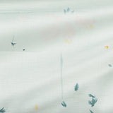 (Remnant) Nani IRO Kokka Flower Bloom Cotton Silk - Mint C - 4m