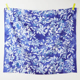 (Remnant) Nani IRO Kokka Margo Linen - Navy B - 1.8m - Nekoneko Fabric