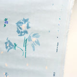 (Remnant) Nani IRO Kokka PAL Peace And Love Organic Double Gauze - Blue A - 5.4m - Nekoneko Fabric