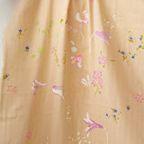 (Remnant) Nani IRO Kokka PAL Peace And Love Organic Double Gauze - Beige C - 5m - Nekoneko Fabric