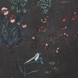 (Remnant) Nani IRO Kokka PAL Peace and Love Linen - Grey B - 2m - Nekoneko Fabric