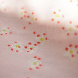 (Remnant) Nani IRO Kokka Edelweiss Organic Double Gauze - Pink B - 2m