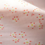 (Remnant) Nani IRO Kokka Edelweiss Organic Double Gauze - Pink B - 3.9m