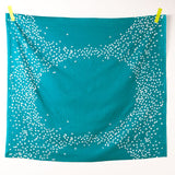 (Remnant) Nani IRO Kokka Edelweiss Organic Double Gauze - Blue C - 3m