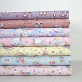Sanrio Hello Kitty Everyday Oxford Canvas - Violet - Fat Quarter
