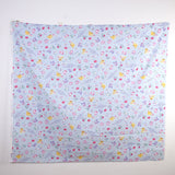 Sanrio Hello Kitty & Friends Dinosaur Oxford Canvas - Blue - Fat Quarter