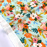 (Remnant) Cotton + Steel Rifle Paper Co Amalfi Birch Rayon - Mint - 2.5Y