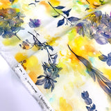 (Remnant) Kokka Yui by Ayano Ichiyanagi - Lawn -  Botanical Mustard - 5m