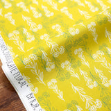 Cotton + Steel Flower Doodles Delicate Floral - Chartreuse - Cotton - Half Yard