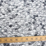 Euroknit Mermaid Cotton Jersey Knit - Grey - Half yard