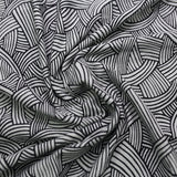 Euroknit Weave Cotton Jersey Knit - Grey - Half yard