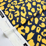 Mind the Maker Urban Leo Flashing Viscose - Navy - 50cm