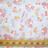 Sanrio My Melody Bling - Cotton Canvas - Blue - Fat Quarter