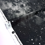 Euroknit Night Sky Cotton Jersey Knit - Black - Half yard