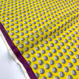 Kokka Echino Bun Double Gauze - Mustard - 50cm