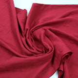 Kobayashi Solid Color Double Gauze - Wine - 50cm - Nekoneko Fabric