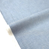 Kanayasu Yarn Dyed Cotton Linen Chambray Washer Finish - Light Blue - 50cm