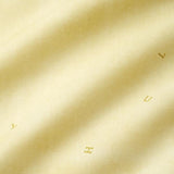 Nani IRO Kokka Peinture a l'eau Alphabet Cotton Silk - Mustard D - 50cm - Nekoneko Fabric