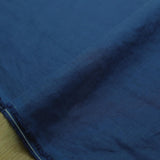Oharayaseni Solid Colour Washer Finish Linen - Blue 128 - 50cm