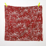 Nani IRO Kokka Lei Nani Cotton Silk - Red B - 50cm