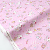 Sanrio Hello Kitty Sweets - Cotton Canvas - Pink - 50cm