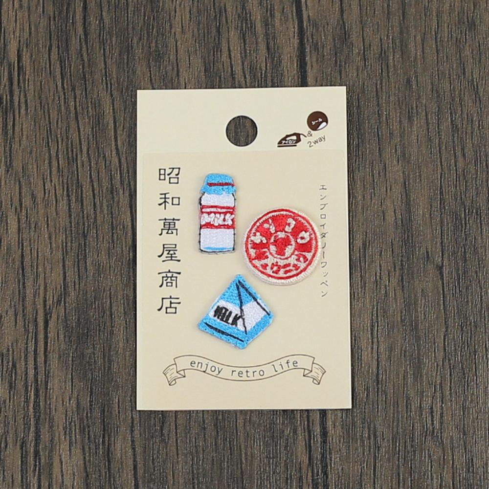 Kokka Retro Japan Embroidered Wappen Iron On Patches - Ice Cream