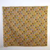 Kokka Mofusand Cats Collage Cotton Oxford - Mustard - 50cm