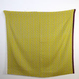 Kokka Echino Tubomi Double Gauze - Yellow - 50cm