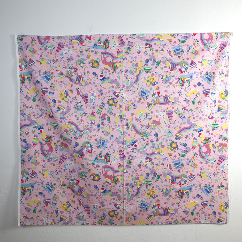 Kayo Horaguchi Sugar High Cotton Oxford Canvas - Pink - 50cm