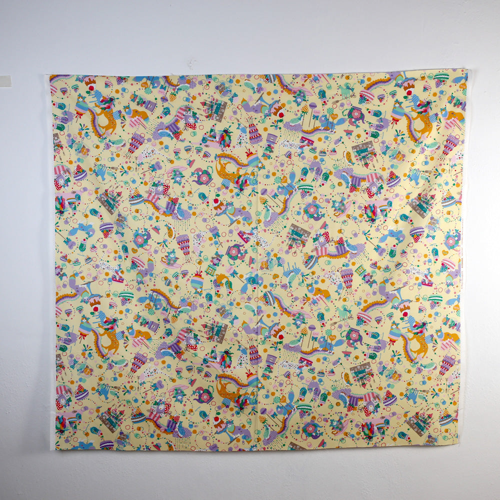 Kayo Horaguchi Sugar High Cotton Oxford Canvas - Yellow - 50cm