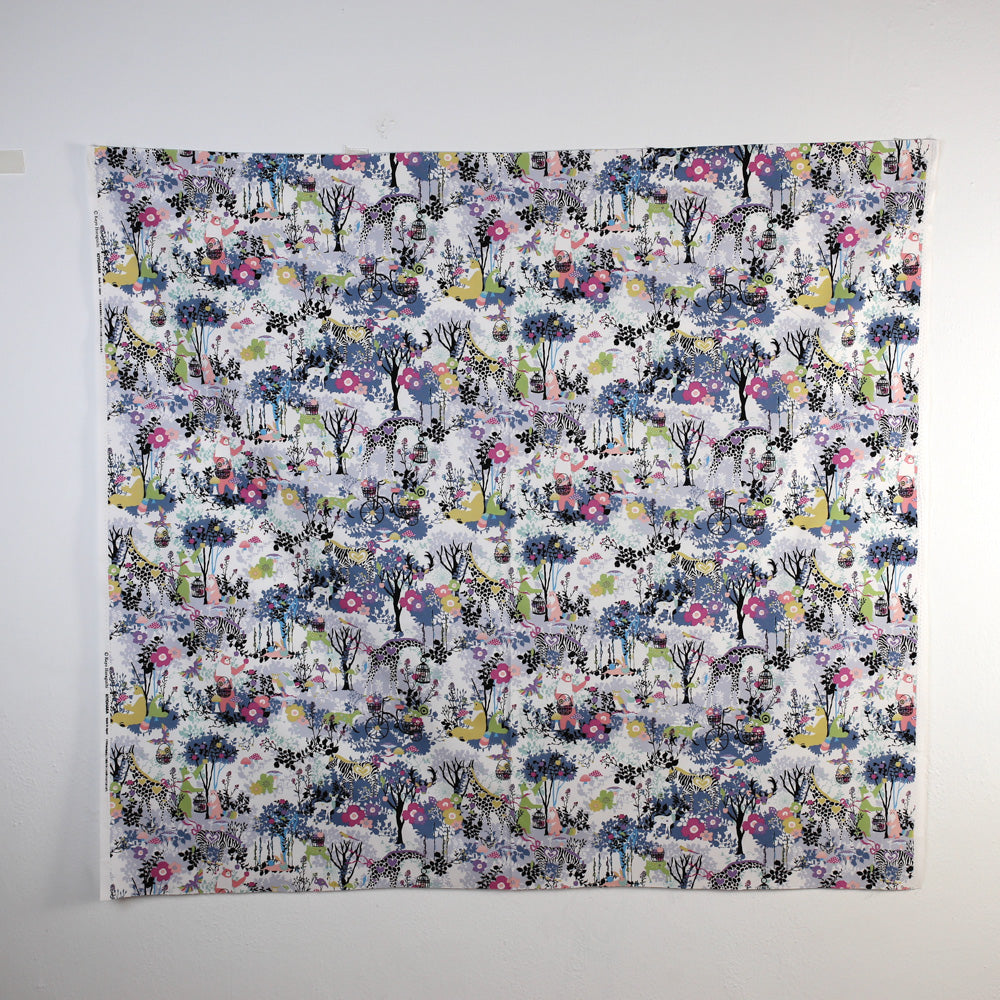 Kayo Horaguchi Apple Picking Cotton Oxford Canvas - Grey - 50cm