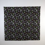 Kayo Horaguchi Flower Drift Cotton Sheeting - Black - 50cm