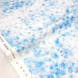 Kokka Paper Message Cotton Sheeting - Night Sky 8A - 50cm