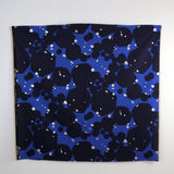 Kokka Echino Large Dots Canvas - Navy - 50cm