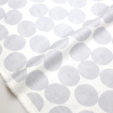 Kokka Muddy Works by Tomotake Mini Anpan - Double Gauze - Grey - 50cm - Nekoneko Fabric