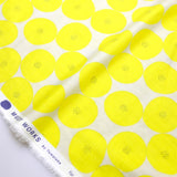 Kokka Muddy Works by Tomotake Mini Anpan - Double Gauze - Yellow - 50cm