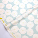 Kokka Muddy Works by Tomotake Mini Anpan - Double Gauze - Blue - 50cm - Nekoneko Fabric