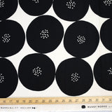 Kokka Muddy Works by Tomotake Large Anpan - Nine Five Sallcloth Canvas - Black - 50cm