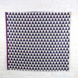 Kokka Echino Tent Canvas - Blue - 50cm - Nekoneko Fabric