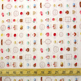 Yuwa Petit Macaron Cotton - Pink - 50cm - Nekoneko Fabric