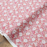 Kokka Floral 4 - Cotton Lawn - Red B - 50cm