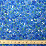 Kokka Floral 6 - Cotton Lawn - Light Blue C - 50cm