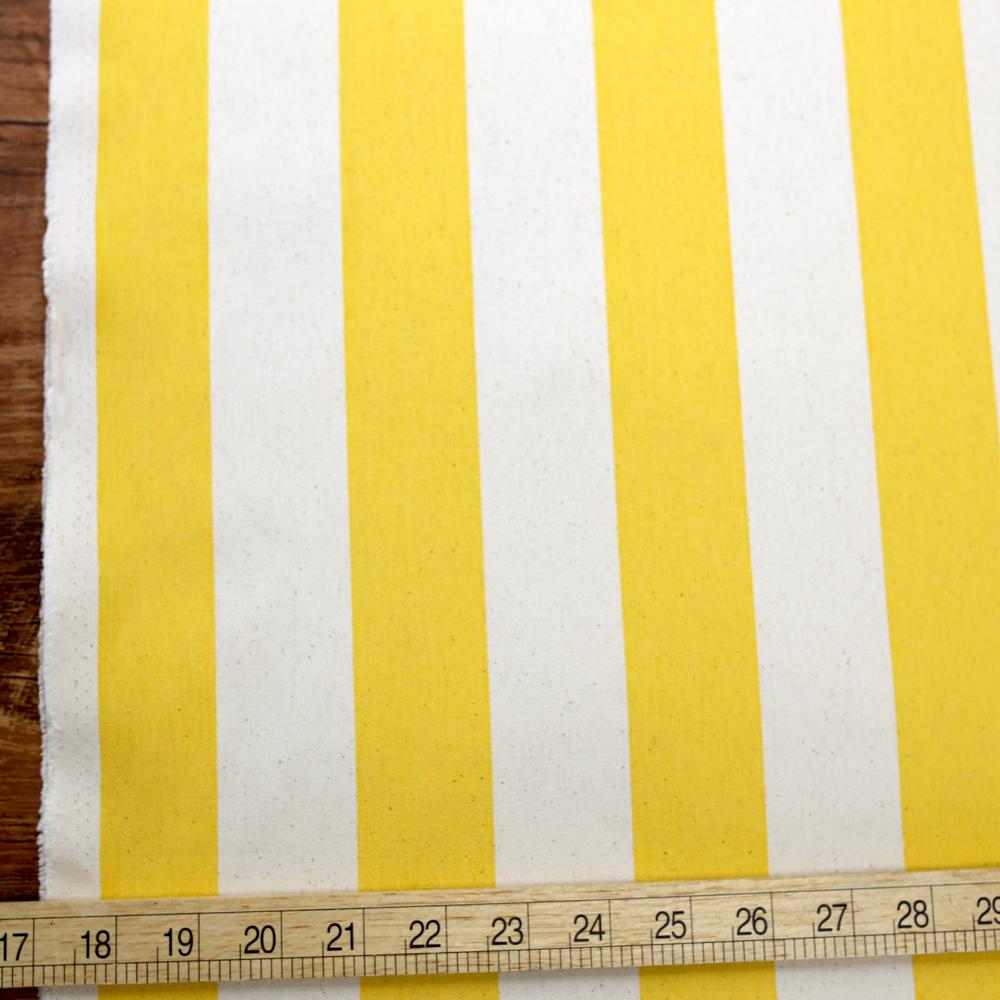 Sevenberry Large Wide Stripes #11 Canvas - Yellow - 50cm